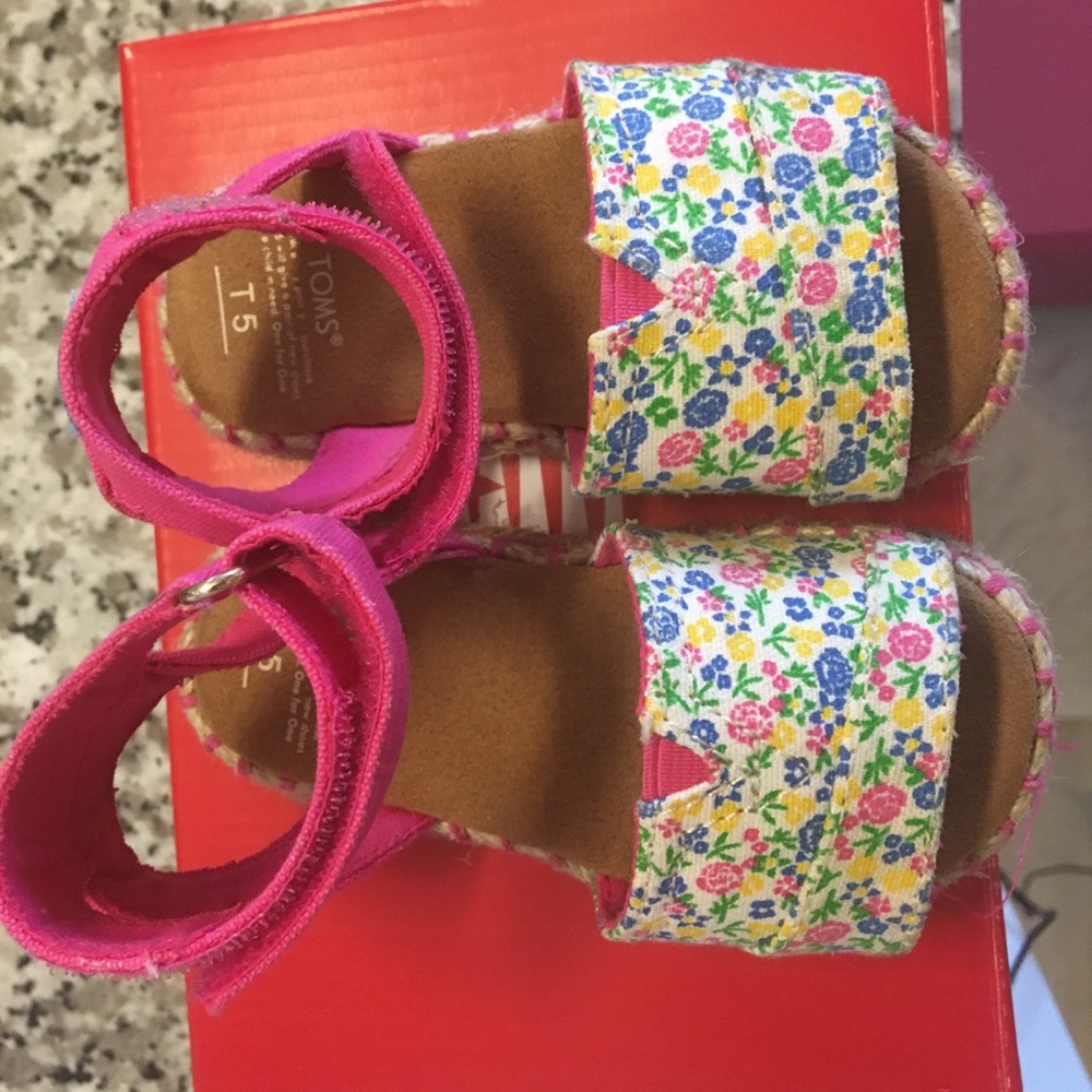 Fuchsia Multi Floral Malea Sandal
